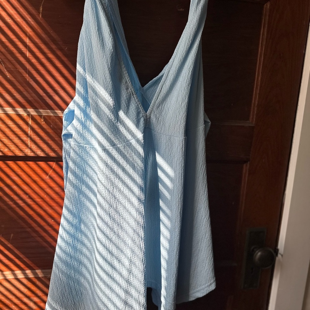 Light Blue Sleeveless Top